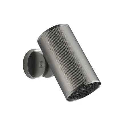 Gessi 316 Rigato Верхний душ, с настенным креплением, тропический ливень, цвет: Steel Brushed