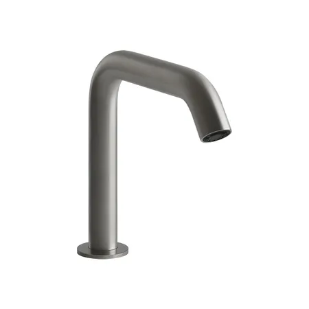 Gessi 316 Смеситель для раковины, 1 отв, электронный, с кран-фильтром для регулировки температуры и напора воды, цвет: Steel Brushed