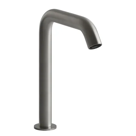 Gessi 316 Смеситель для раковины, 1 отв, электронный, с кран-фильтром для регулировки температуры и напора воды, цвет: Steel Brushed