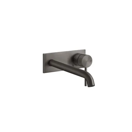 Gessi 316 Встраиваемый смеситель для раковины с изливом, внешняя часть, цвет: brushed black metal pvd