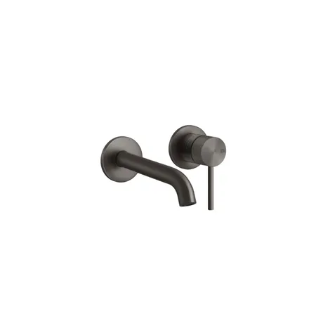 Gessi 316 Встраиваемый смеситель для раковины с изливом, внешняя часть, цвет: brushed black metal pvd