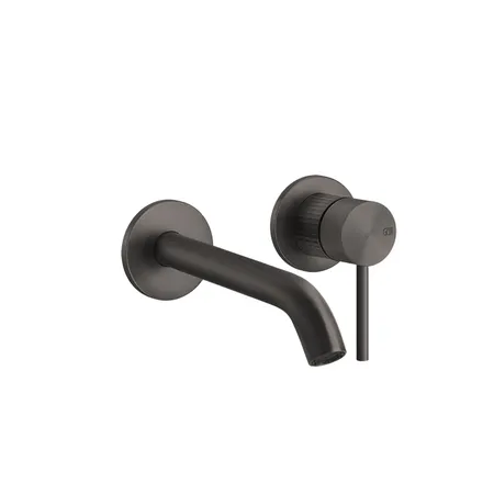 Gessi 316 Встраиваемый смеситель для раковины с изливом, внешняя часть, цвет: brushed black metal pvd