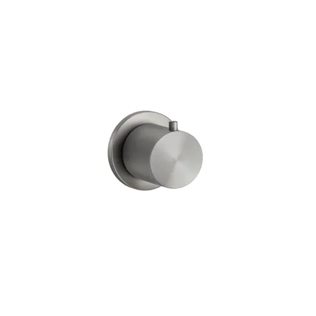 Gessi 316 Запорный вентиль встраиваемый, резьба 3/4", внешняя часть, цвет: steel brushed