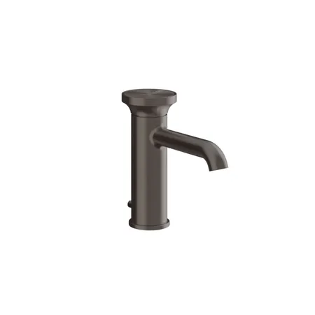 Gessi Origini Смеситель для раковины, на 1 отв.. с донным клапаном и соединительными шлангами, цвет: Black Metal Brushed PVD