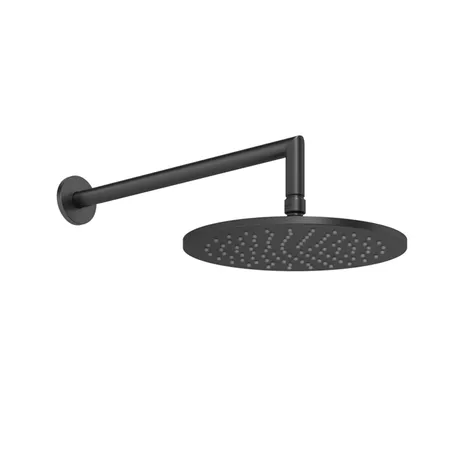 Gessi Anello Верхний душ, с кронштейном, цвет: Black XL