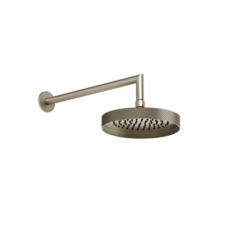 Gessi Anello Верхний душ, настенный, с шарниром, D:, цвет: Finox Brushed Nickel