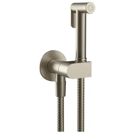 Gessi Eleganza Гигиенический душ, шланг, цвет: Finox Brushed Nickel