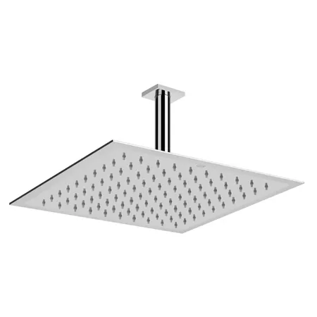 Gessi Emporio shower Верхний душ, потолочный, поворотная с шарниром, с защитой от известкового налёта, цвет: Mirror Steel