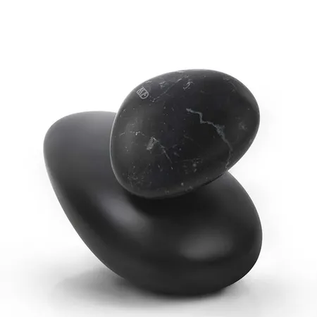 Gessi Equilibrio Смеситель для раковины дизайнерский, на 1 отверстие, цвет: черный, ручка камень Marquina Black