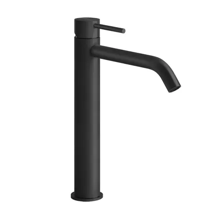 GESSI Flessa Смеситель для раковины, на 1 отв, высокий, излив, цвет: black XL