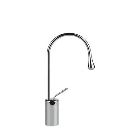 Gessi Goccia Смеситель для раковины на 1 отверстие, высокий, излив R=90, цвет: хром