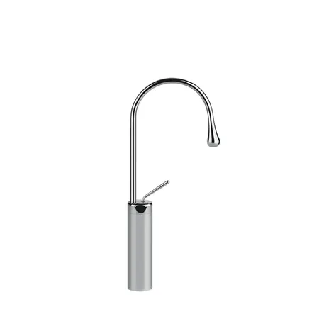 Gessi Goccia Смеситель для раковины на 1 отверстие, высокий, излив R=90, цвет: хром