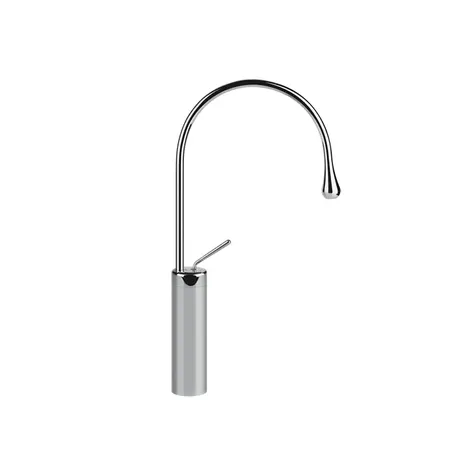 Gessi Goccia Смеситель для раковины на 1 отверстие, высокий, излив R=125, цвет: хром