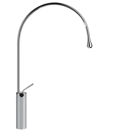 Gessi Goccia Смеситель для раковины на 1 отверстие, высокий, излив R=197, цвет: хром