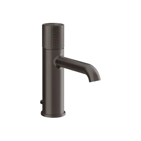 Gessi Habito Cesello Смеситель для раковины, 1 отв, с донным клапаном, цвет: Black Metal Brushed PVD