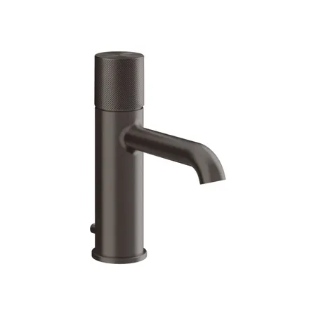 Gessi Habito Diamantato Смеситель для раковины, 1 отв, с донным клапаном, цвет: Black Metal Brushed PVD