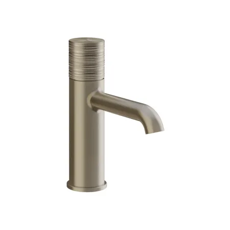 Gessi Habito Trame Смеситель для раковины, 1 отв, без донного клапана, цвет: Finox Brushed Nickel
