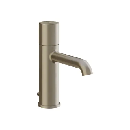 Gessi Habito Unito Смеситель для раковины, 1 отв, с донным клапаном, цвет: Finox Brushed Nickel