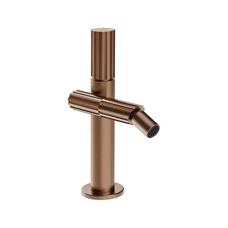 Gessi Incastri Смеситель для биде, 1 отв, без донного клапана, цвет: Copper Br. PVD