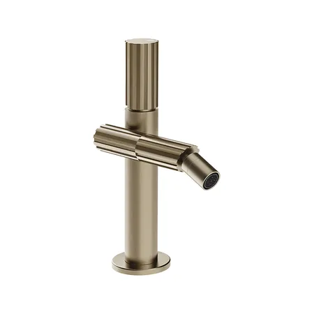 Gessi Incastri Смеситель для биде, 1 отв, без донного клапана, цвет: Finox Brushed Nickel
