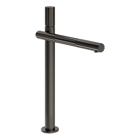 Gessi Incastri Смеситель для раковины, высокий, 1 отв, цвет: Black Metal Br. PVD