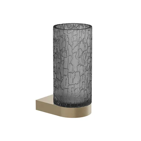 Gessi Incastri Стакан подвесной, цвет: Finox Brushed Nickel/Light Smoke