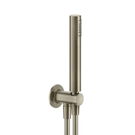 Gessi Inciso Душевой комплект: душевая лейка, держатель и шланг, цвет: finox