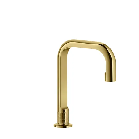 Gessi Inciso Излив для ванный, отдельностоящий, H: цвет: золото