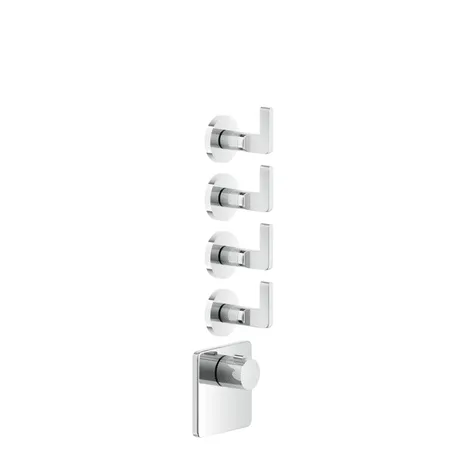 Gessi Inciso Смеситель для душа, встраиваемый, термостатический, внешняя часть, цвет: хром