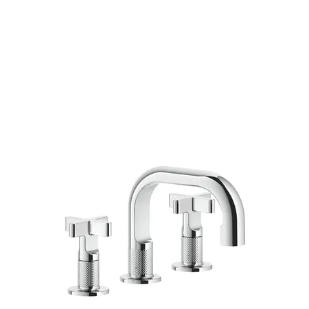 Gessi Inciso Смеситель для раковины, 3 отв, цвет: хром