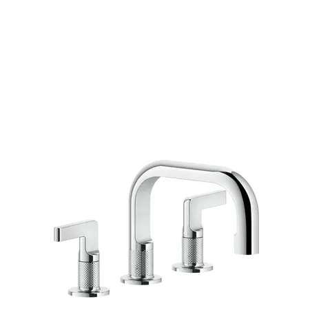 Gessi Inciso Смеситель для раковины, 3 отв, цвет: хром