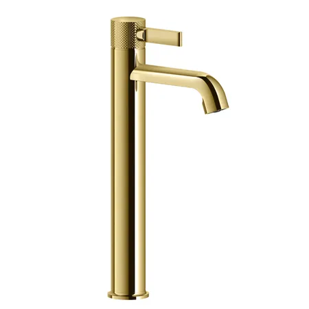 Gessi Inciso Смеситель для раковины, на 1 отв, высокий. цвет: золото
