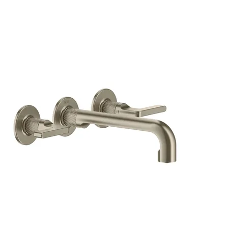 Gessi Inciso Встраиваемый смеситель для раковины на 3 отверстия с изливом, внешняя часть, цвет: finox