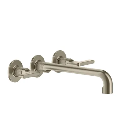 Gessi Inciso Встраиваемый смеситель для раковины на 3 отверстия с изливом, внешняя часть, цвет: finox