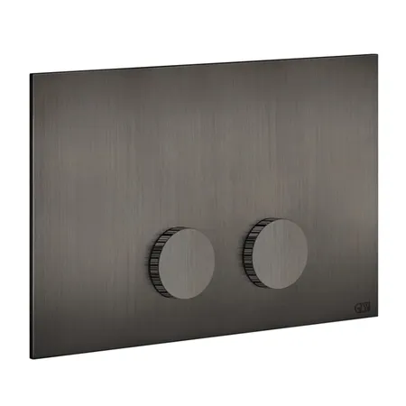Gessi Ingranaggio Клавиши смыва Geberit Sigma 8 e Sigma 12, цвет: Black Metal Brushed PVD