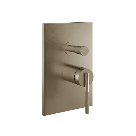 Gessi Ingranaggio Смеситель для душа, встраиваемый, на 2 выхода, цвет: Finox Brushed Nickel