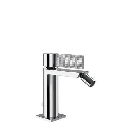 Gessi Inverso Diamantato Смеситель для биде, 1 отв, с донным клапаном, цвет: хром