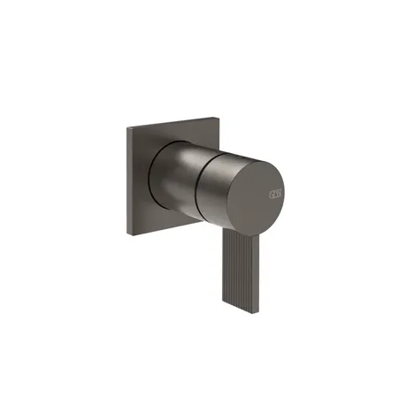 Gessi Inverso Rigato Внешняя часть настенного смесителя для душа, цвет: Black Metal Br. PVD