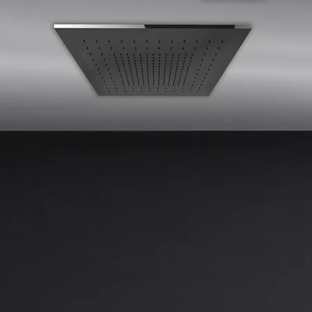 Gessi Minimali Встраиваемая в потолок душевая система, с функцией тропический ливень, цвет: Mirror Steel