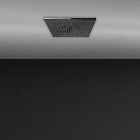 Gessi Minimali Встраиваемая в потолок душевая система, с функцией тропический ливень, цвет: Mirror Steel