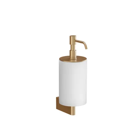 Gessi Origini Дозатор для мыла настенный, цвет: белый/Warm Bronze Br. PVD