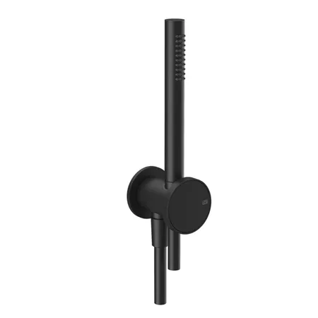 Gessi Origini Душевой комплект: вывод воды, держатель, шланга, лейка, цвет: Black XL