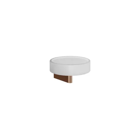 Gessi Origini Мыльница настенная, цвет: белая/Copper Brushed PVD