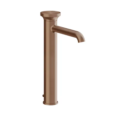 Gessi Origini Смеситель для раковины, на 1 отв, с донным клапаном, цвет: Copper Brushed PVD
