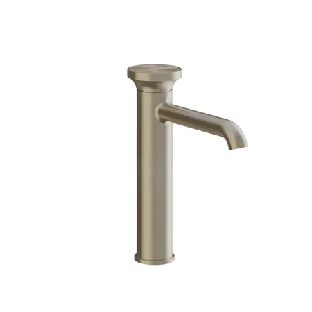 Gessi Origini Смеситель для раковины, на 1 отв, в компл. с отделочной вставкой, цвет: Finox Brushed Nickel