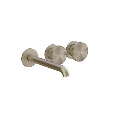 Gessi Origini Смеситель для раковины, встраиваемый с изливом:, (внешняя часть) цвет: Finox Brushed Nickel