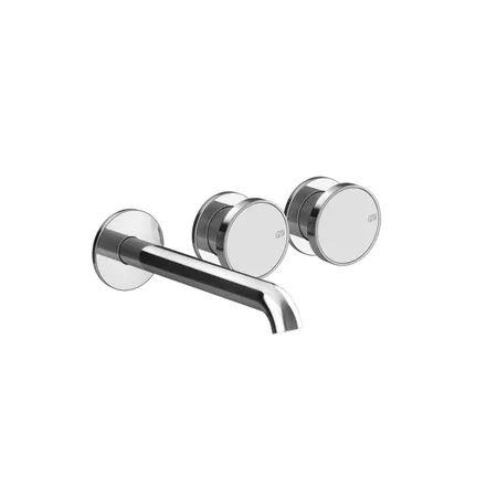Gessi Origini Смеситель для раковины встраиваемый с изливом на 3 отв, цвет: хром