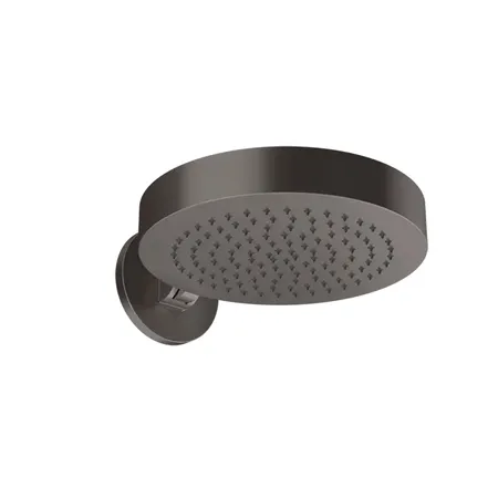 Gessi Origini Верхний душ настенный круглый, с защитой от изв налета, цвет Black Metal Brushed PVD