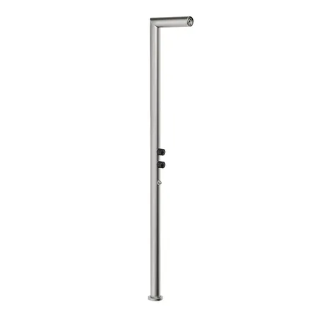 Gessi Outdoor Душевая стойка, для установки на улице, напольная, на 2 выход, без ручки и верхнего душа, цвет: Corten
