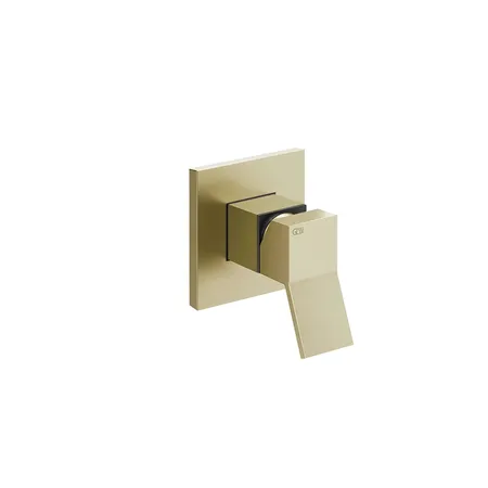 Gessi RETTANGOLO K Смеситель для душа, встраиваемый, цвет: Brushed Brass PVD